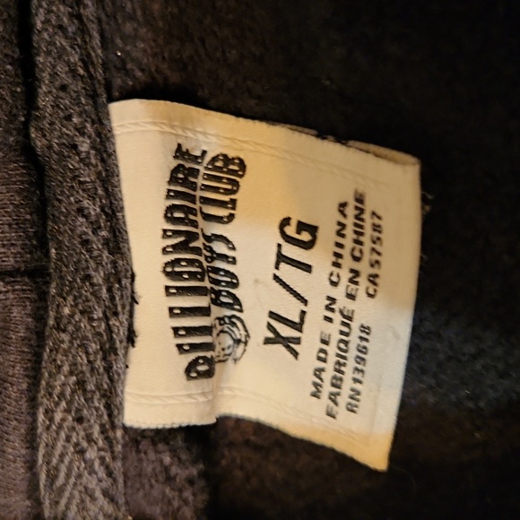 BILLIONAIRE BOYS CLUB BALCK HOODIE SIZE XL - Picture 3 of 6